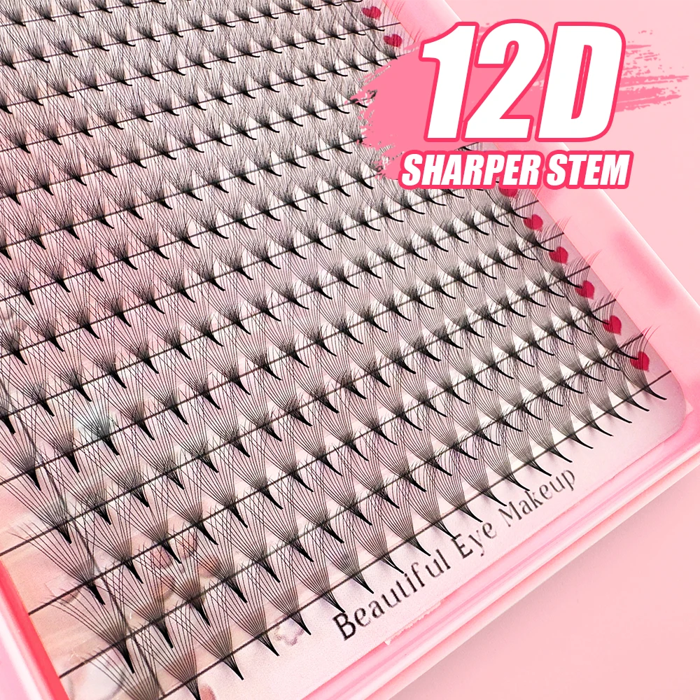 Abonnie Pre Made Lash Fans Eyelash Extension Premade Volume Long Stem Pointy Base Premade Fans Premade Volume Fans