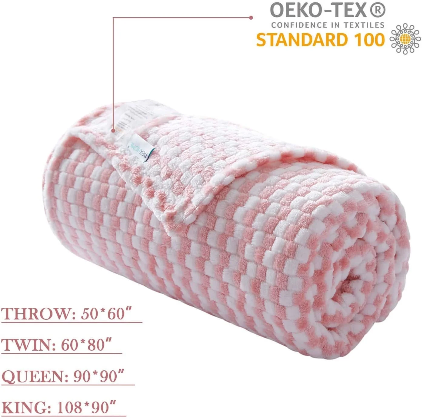 
Super soft comfortable throw blanket flannel yarn dyed flannel throw multi colored blanket 