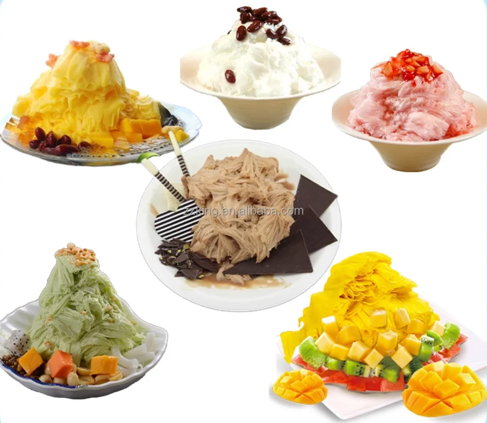 Popular snack snow ice maker machine