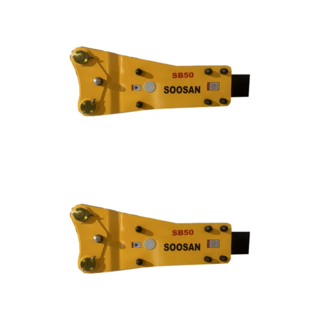 Manufacturer Supplier  Hydraulic Breakers SOOSAN  SB 50 TOP Type With Chisel 140mm For Excavator 18 to 26 Tons