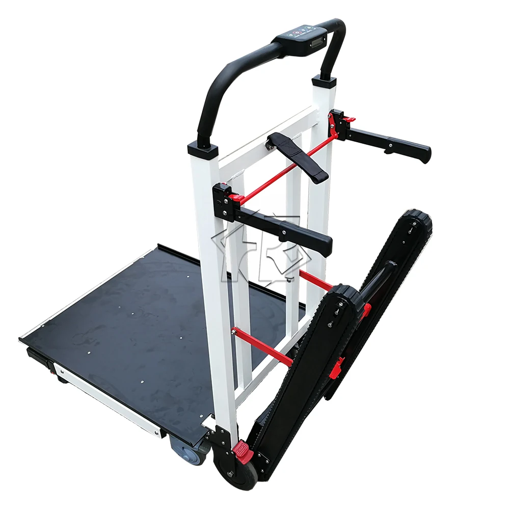 
Electric stair climbing cart for heavy goods 300kg stair climbing trolley 
