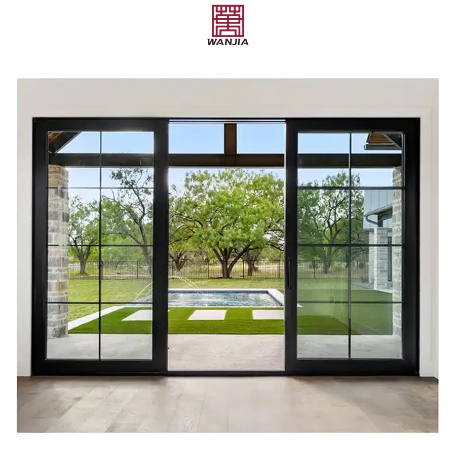 Exterior High Quality Energy Saving Inside Stacking Sliding Patio Door Sliding Doors