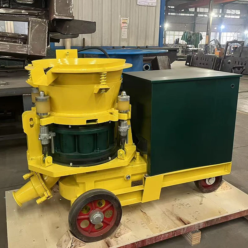Spraying Gunite Gunning Dry Mix Refractory Concrete Shotcrete Machine