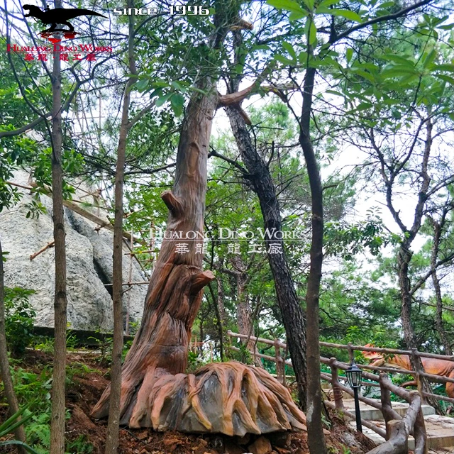 Amusement Park Custom Attraction Cartoon Artificial Talking Tree