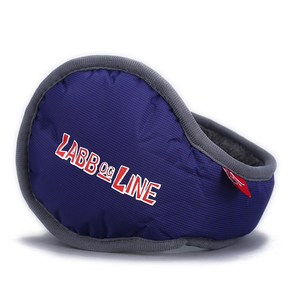 Оптовая продажа, мужские большие наушники на заказ, зимние теплые плотные плюшевые пушистые наушники, однотонные наушники