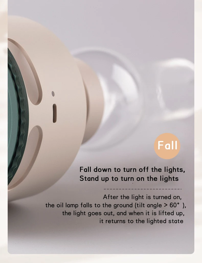 Vintage Led Kerosene Lamp 4000mah Rechargeable Table Lamp Cordless Retro Flameless Oil Lantern Modern Table Light