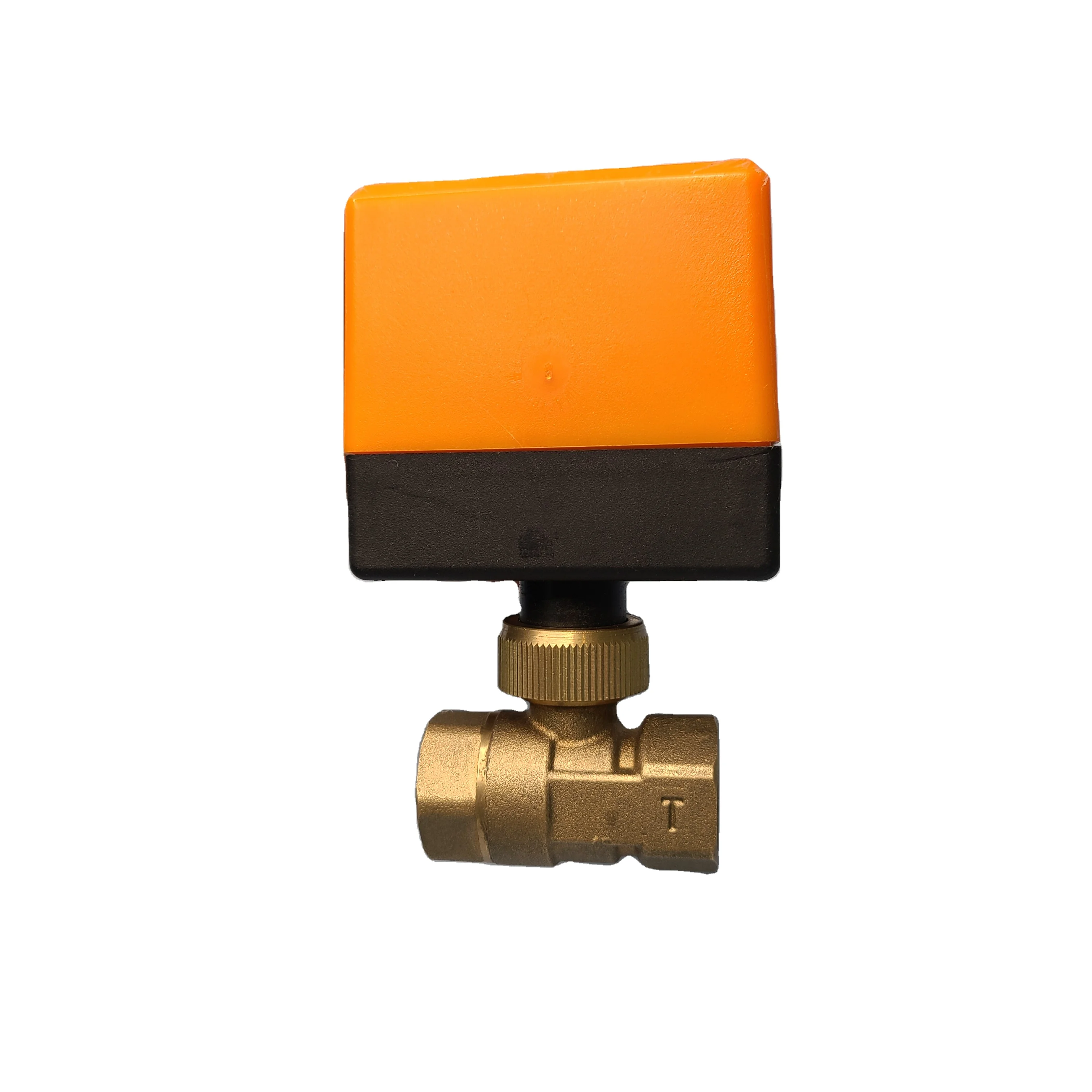 Латунь 2 way Электрический шаровой клапан автоматический контроль температуры клапан Умный клапан для воды