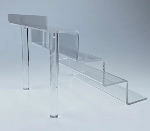 9-Inch Acrylic Display Racks 4-Tier Perfume Organizer for Funko POP & Cologne Tiered Riser Stand with Elegant Display Decoration