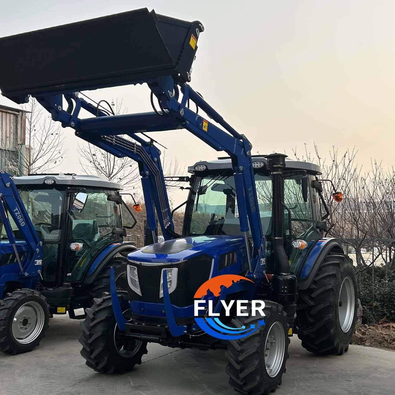 Китайский 75 лошадиный силовой трактор с CE хорошие продажи Евро 5 эмиссионная кабина переменного тока