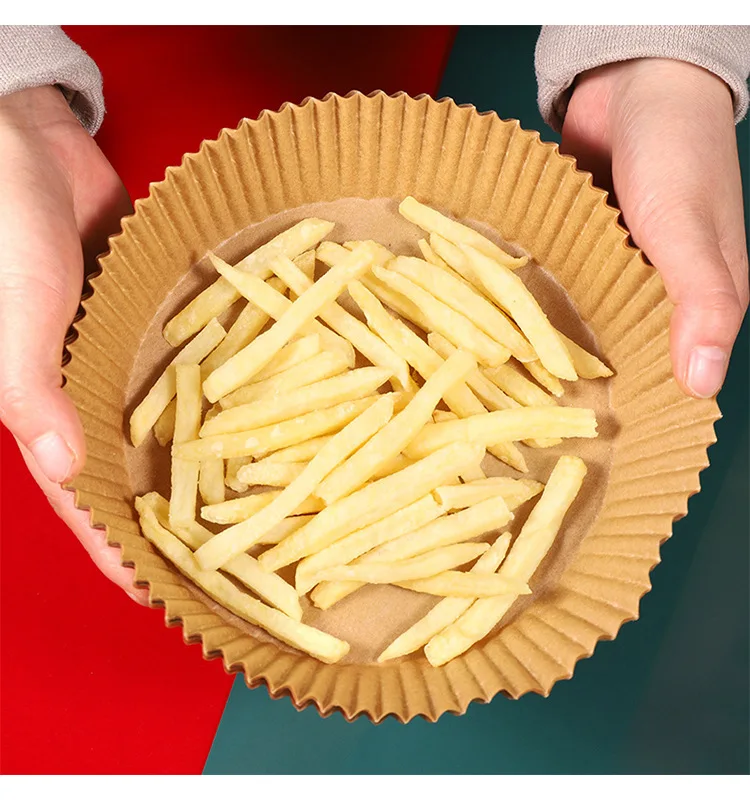 2023 Air Fryer Disposable Paper Liner 100PCS Non-stick Baking Paper Food Grade Parchment