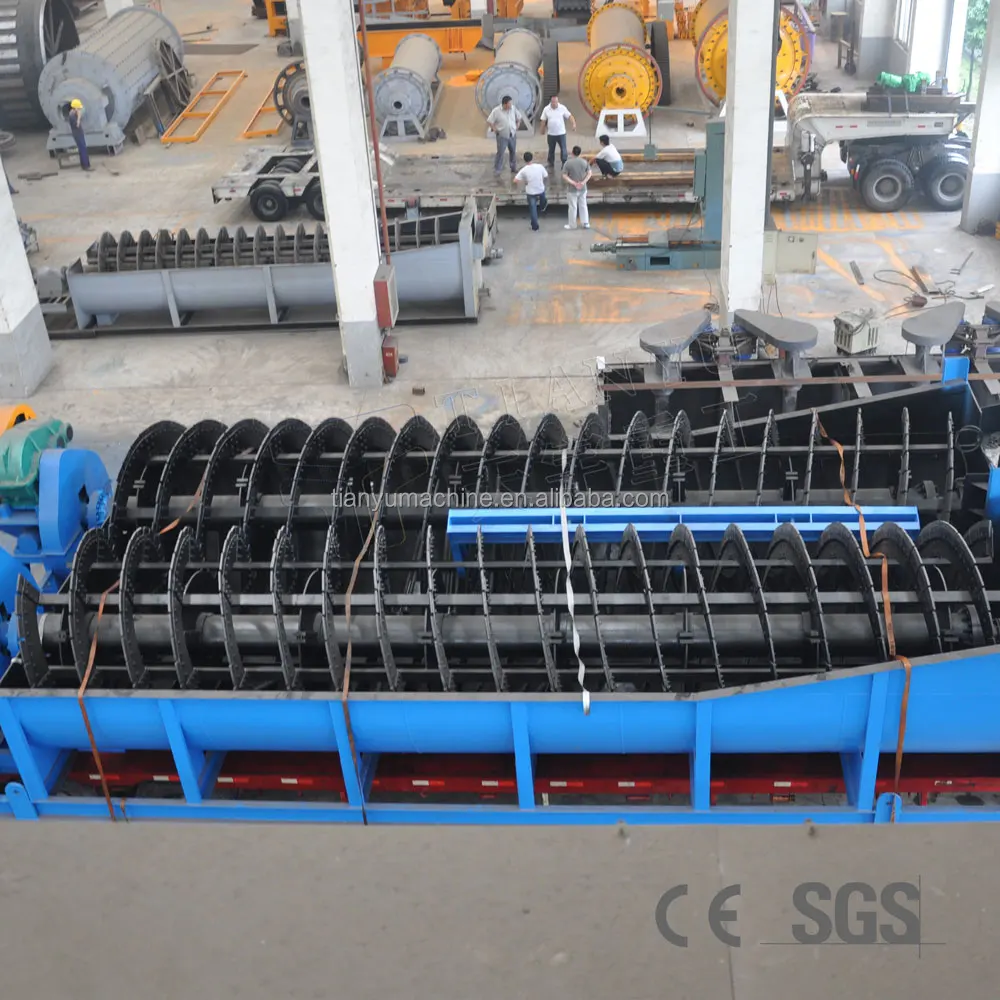 Professional Double Spiral Classifier Gold Copper Silver Lead Zinc Graphite Ore Mining Spiral Classifier