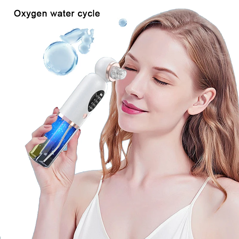 New arrival 2021 Hot Sell Electric Small Bubble Beauty Skin Cleaner Water Cycle Blackhead
