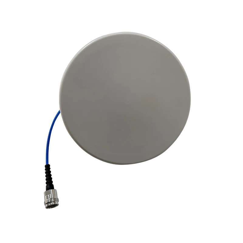 Easy Install 600-6000MHz SISO High Gain Slim Omni Ceiling Antenna 2/5dBi with -153dBc PIM