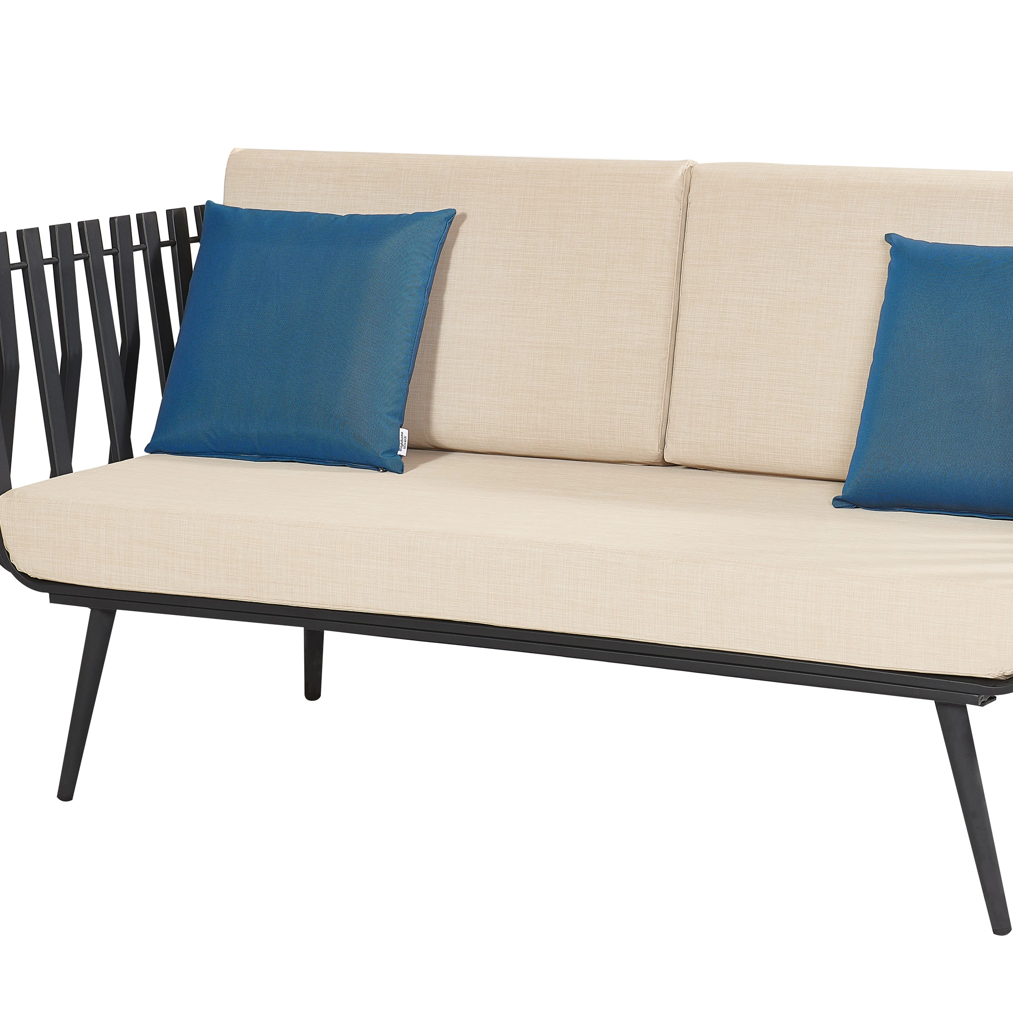 Wholesale Good Quality Patio Furniture Modern Design Outdoor Aluminum Sofa Nordic Garden Sofa