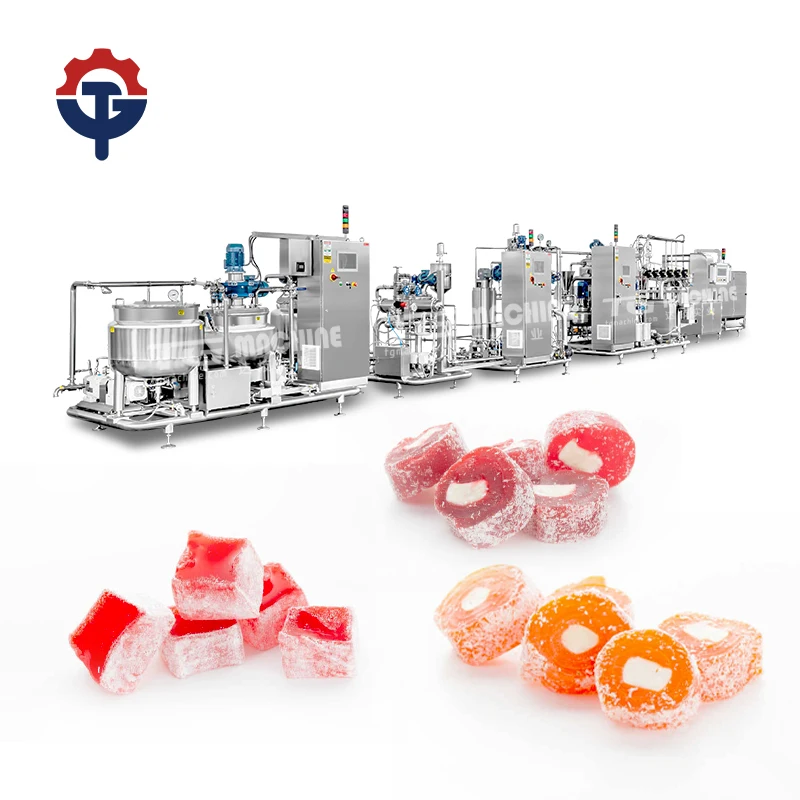 Hot sell sweet and sour flavor halal gummy candy machine sweet machine soft candy machine