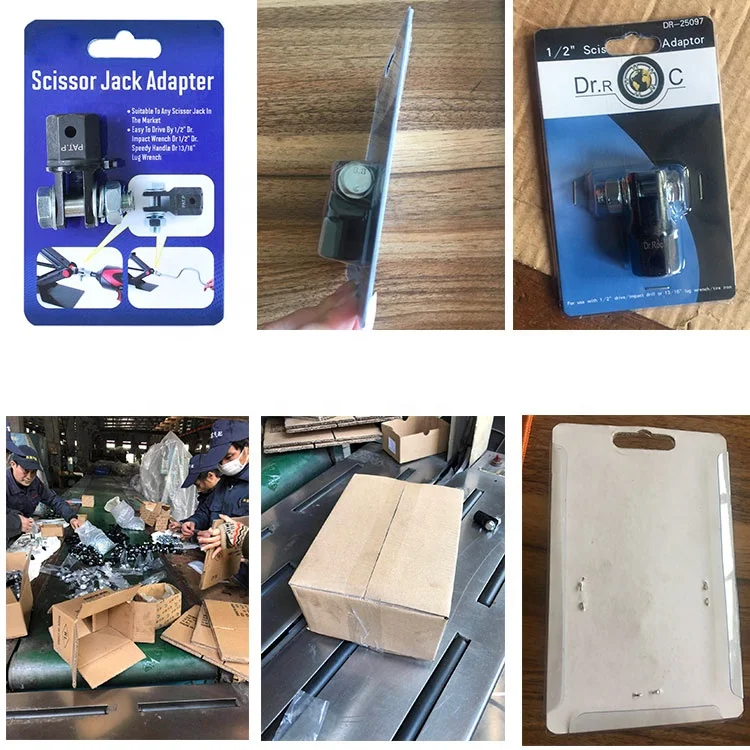 Адаптер для Ножничного домкрата, адаптер для Ножничного домкрата 1/2 дюйма, адаптер для Ножничного домкрата для использования с дрелью/гаечным ключом/железом для шин