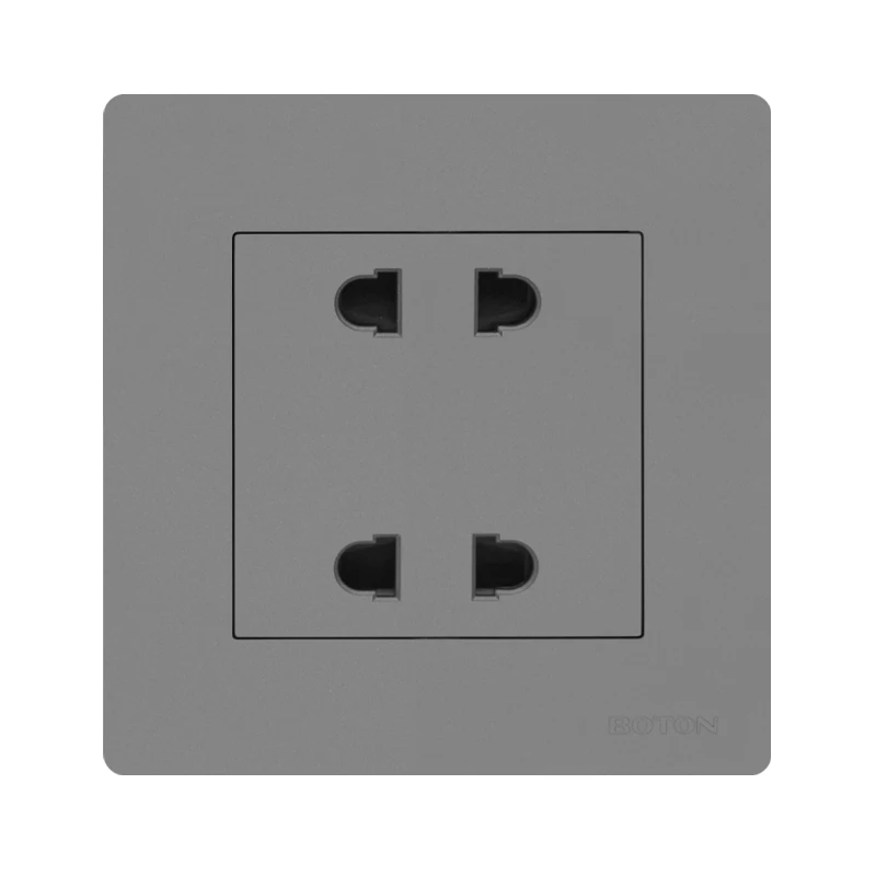 BOTON 4-контактный разъем PC Сенсорная панель высокого качества настенная розетка с выключателем