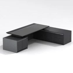Foshan Nanhai CEO Office Table MFC Director Office Desk for Ofis Escritorio Boss