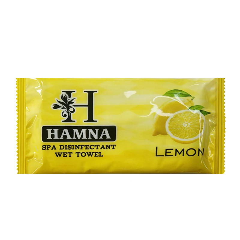 Custom Logo disposable Refreshing towel Wet Towels for Airline Disposable microfiber wet towel for restaurant