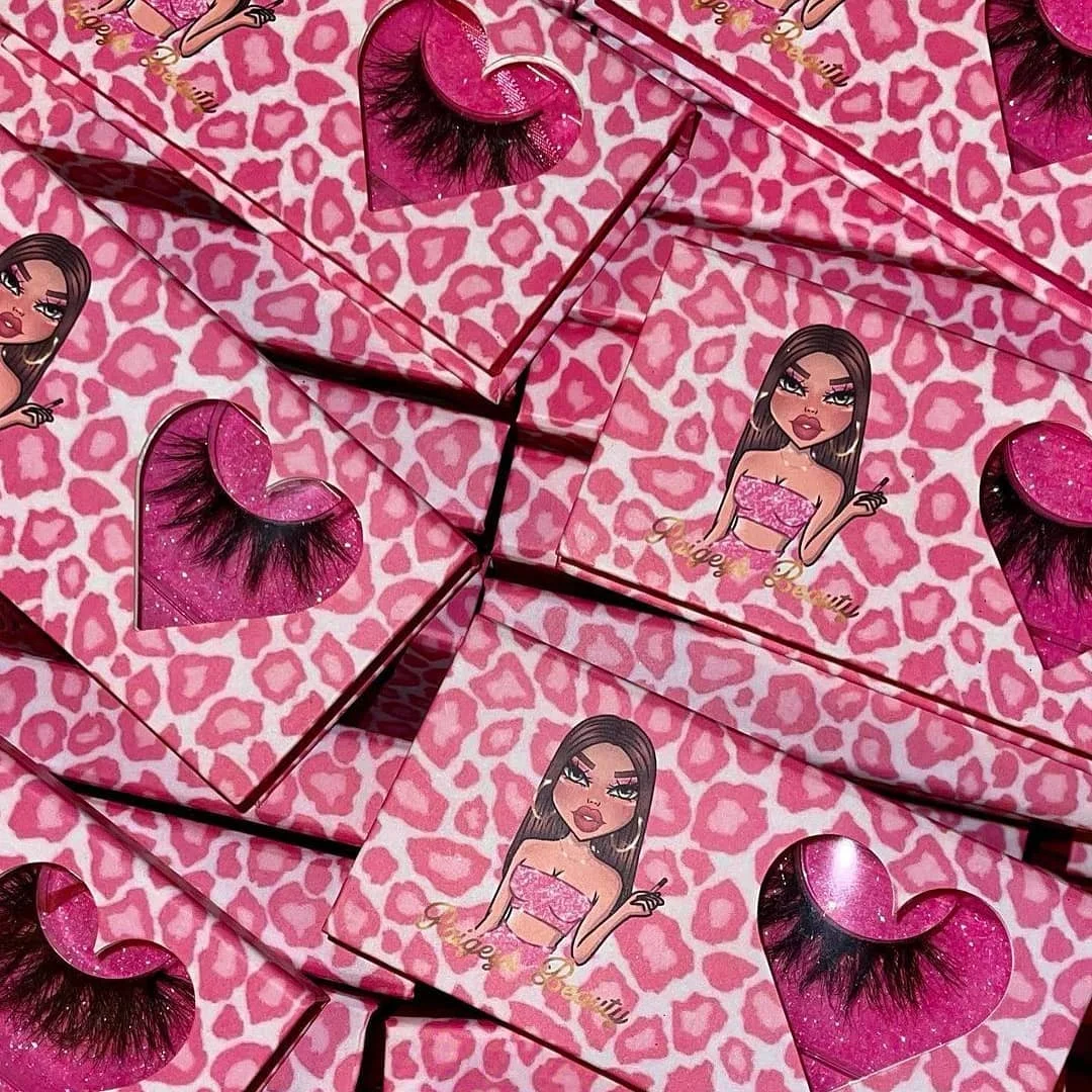 Wholesale high quality lashvendor mink butterfly box lash books custom lashbox packaging with logo