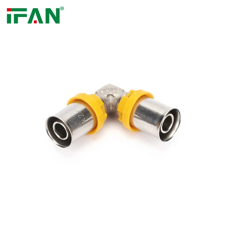 IFAN Factory Good Price Brass Press Fittings Connector Pex Al Pex Press Fitting