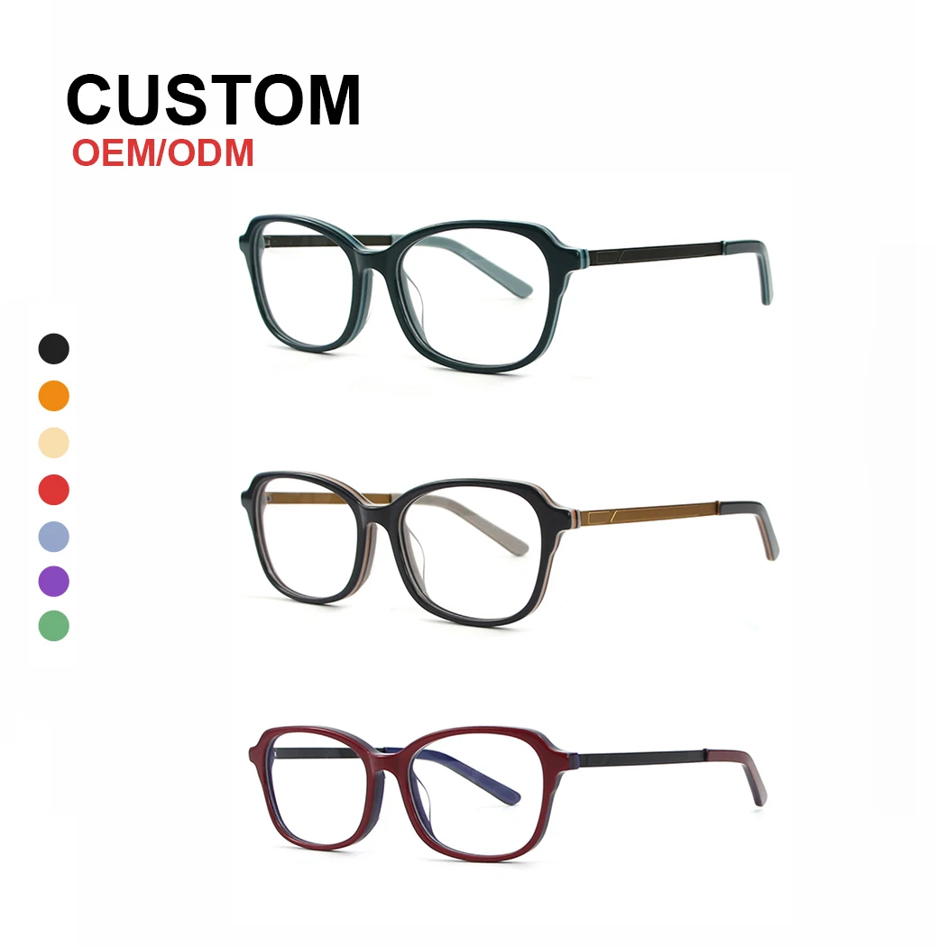 Дешевая цена, ассорти, ацетатные очки, оптическая оправа, дизайнерские очки, очки для чтения для мужчин и женщин