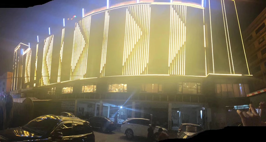 Водонепроницаемая уличная Ландшафтная лампа IP65 dmx rgb трубка линейный свет