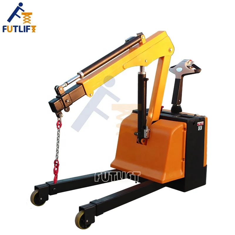 1.5 Tonne Electrical Crane Cargo Lifting Miniature Floor Crane