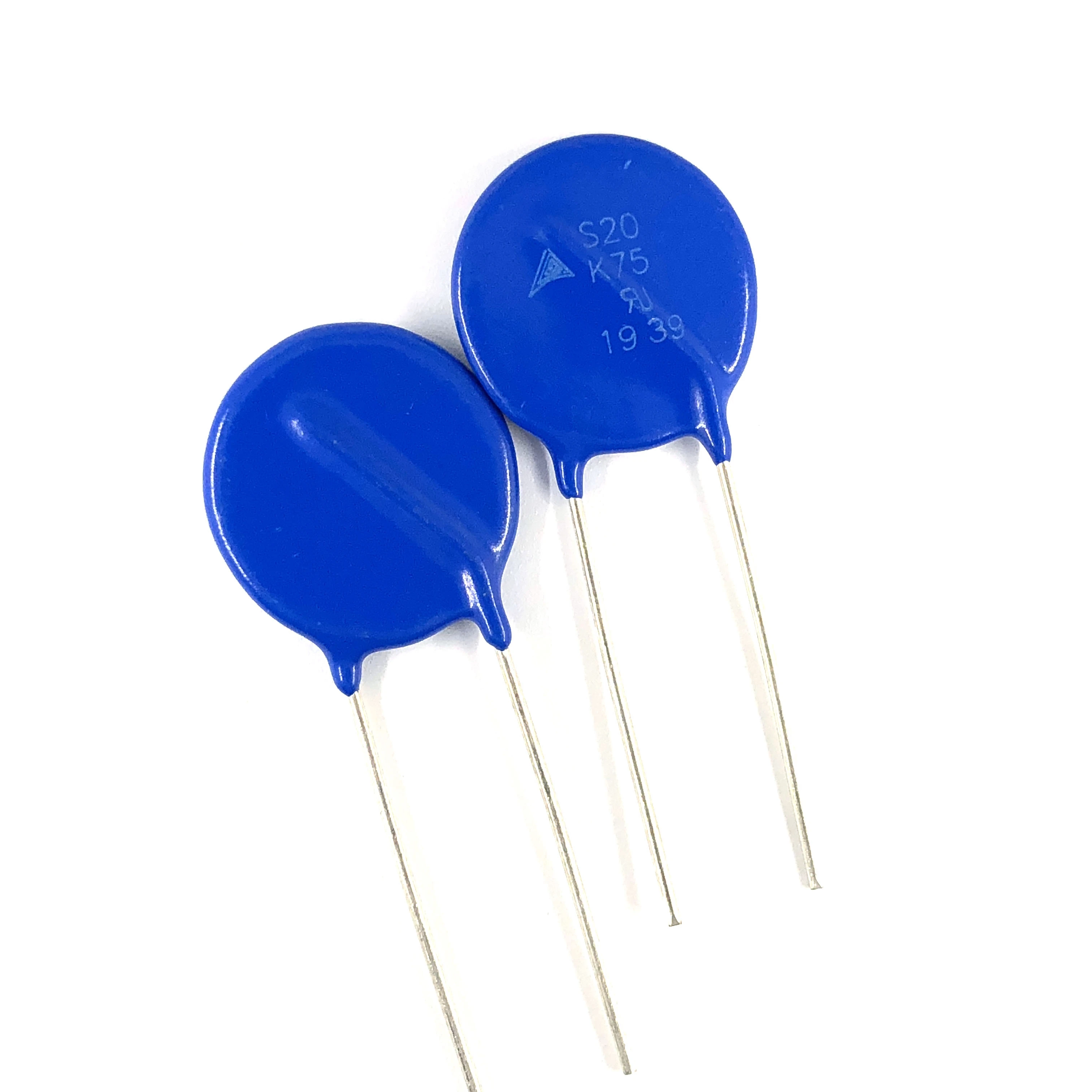 Варистор B72220S750K101 S20K75 75V 6500A 2900pF диаметр 20 мм