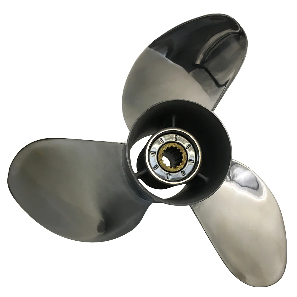 STAINLESS STEEL  13 7/8X19    OUTBOARD PROPELLER boat propeller  Marine Propeller SUITABLE FOR   HONDA engine  75-130HP