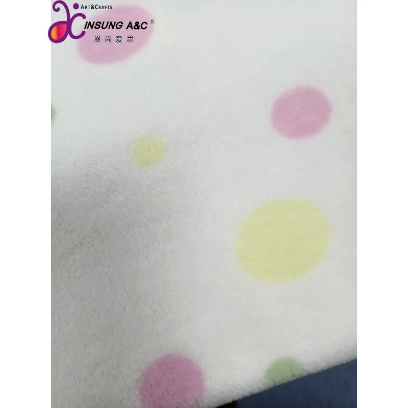 100% Polyester Super Soft High Quality Fur Fabric Short Plush Fur Fabric for Baby