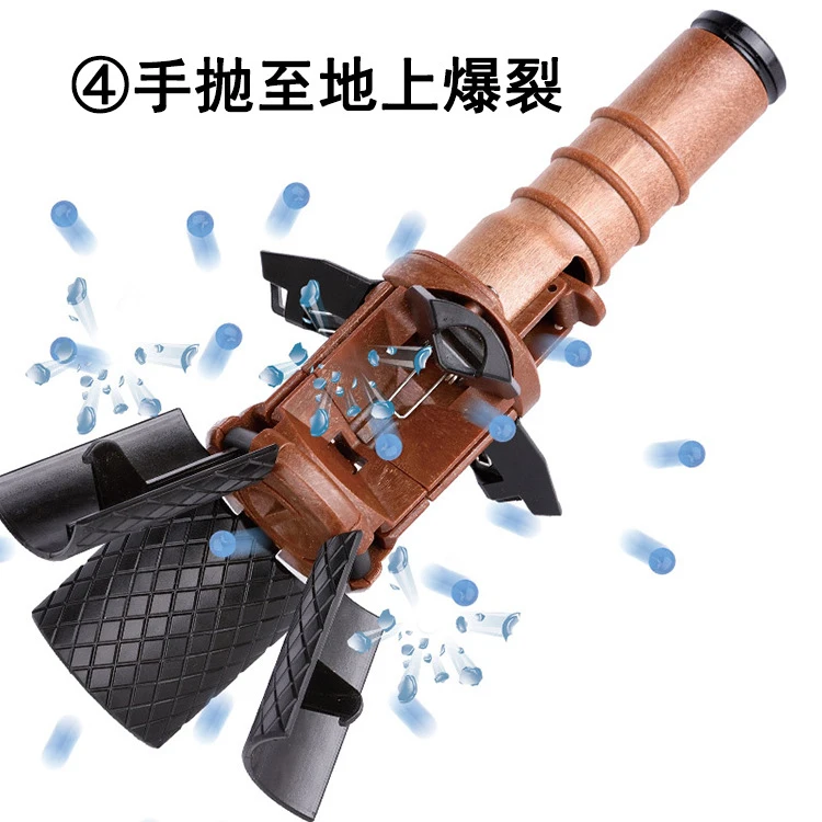 Water bomb thunder M18 grenade burst Toy Gun Gel ball Blaster model props children adult outdoor toy elite cs GAME toy
