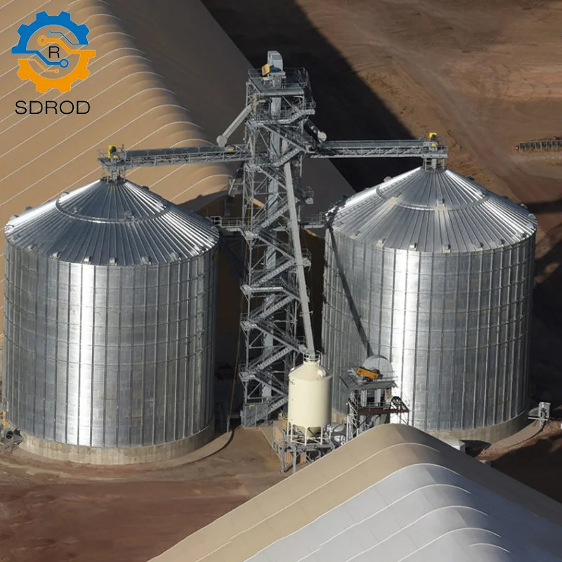 SDROD professiont customized pellet seed cereal storage 10ton 200 grain steel silo 100 ton grain silo price grain silo prices