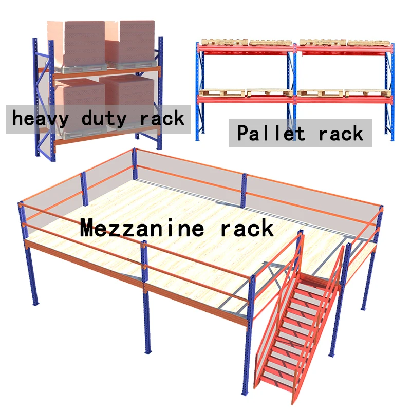 Adjustable warehouse storage steel panel heavy duty rack system
