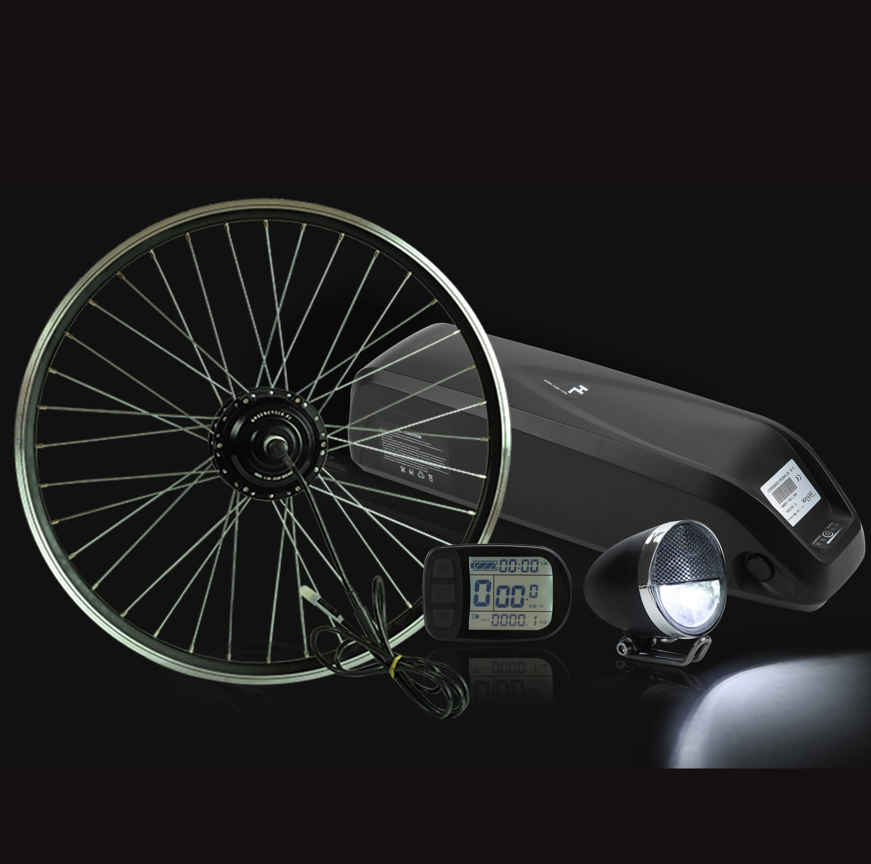 Lvco заводская цена электровелосипед Wi Bafang 700C комплект для самостоятельной сборки трехколесного