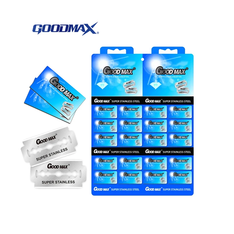 Double edge shaving blades made by professional razor blade factory