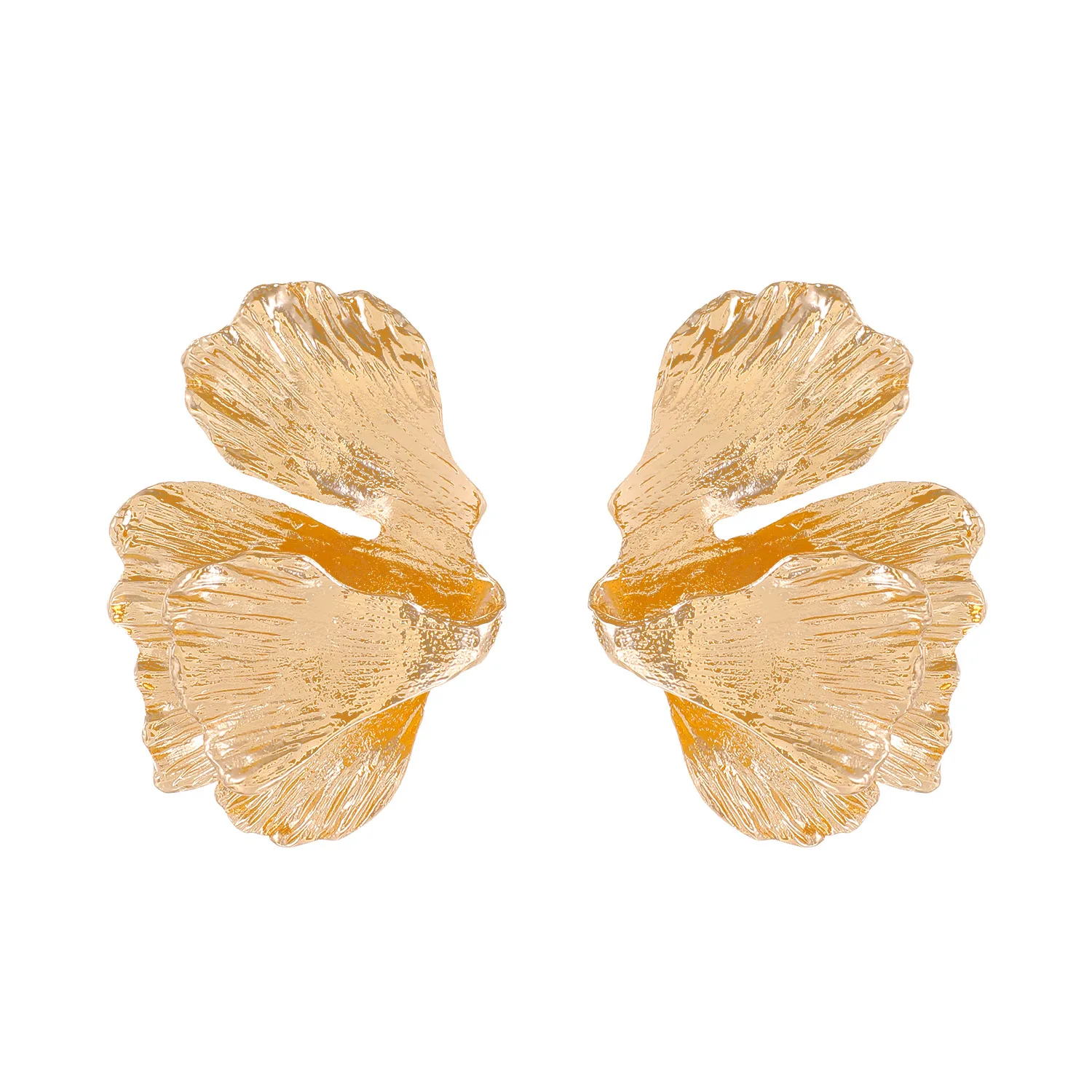 Jewelry Fashion Women Vintage Gold Leaf Earrings Premium Earrings