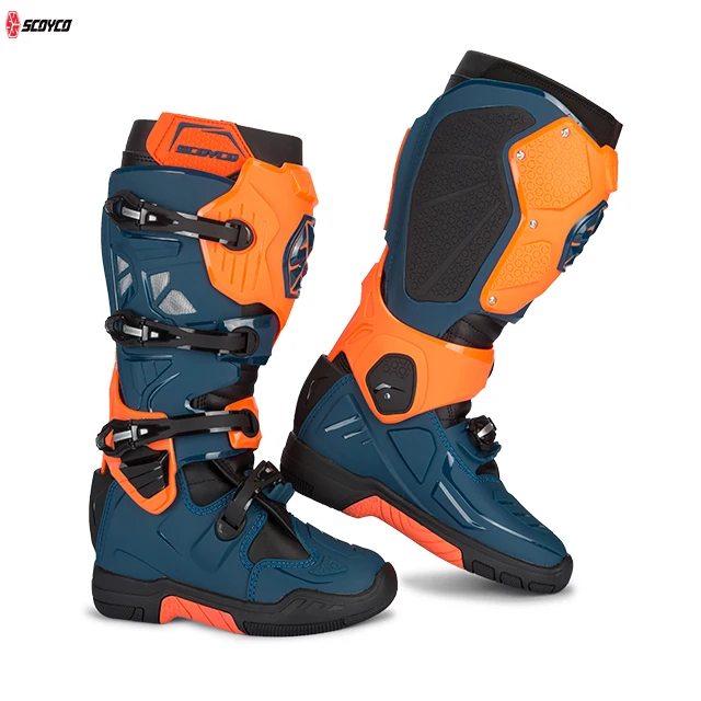 Customized Motocross Boots Leather Dirtbike MX Boots Custom Sportswear Motorcycle Gear