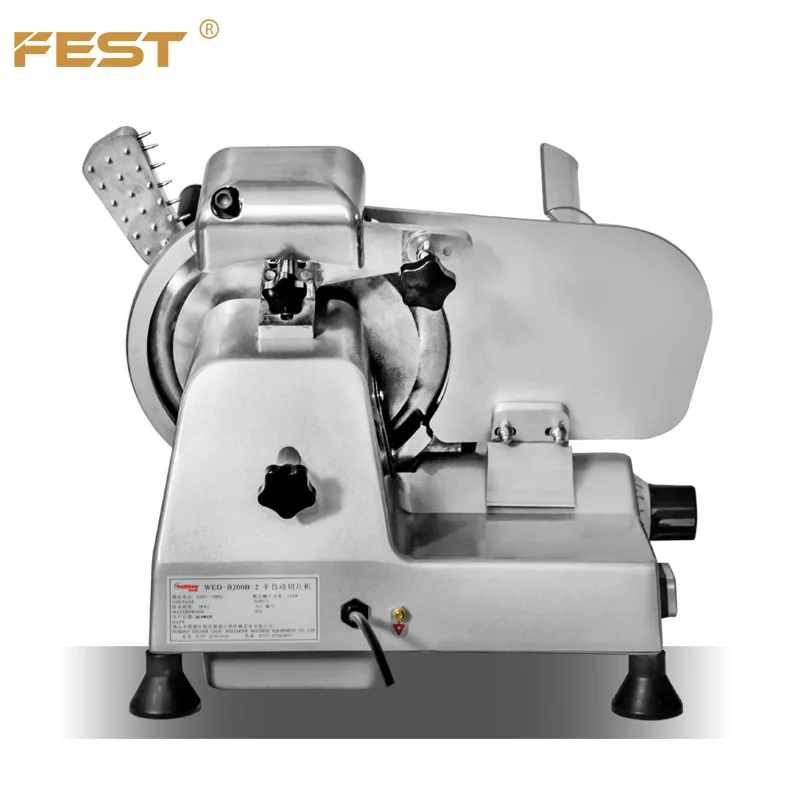 FEST Meat Slicer Professional 0-17mm 250mm Krups Meat Slicer Cutting Machine Price Meat Cutter