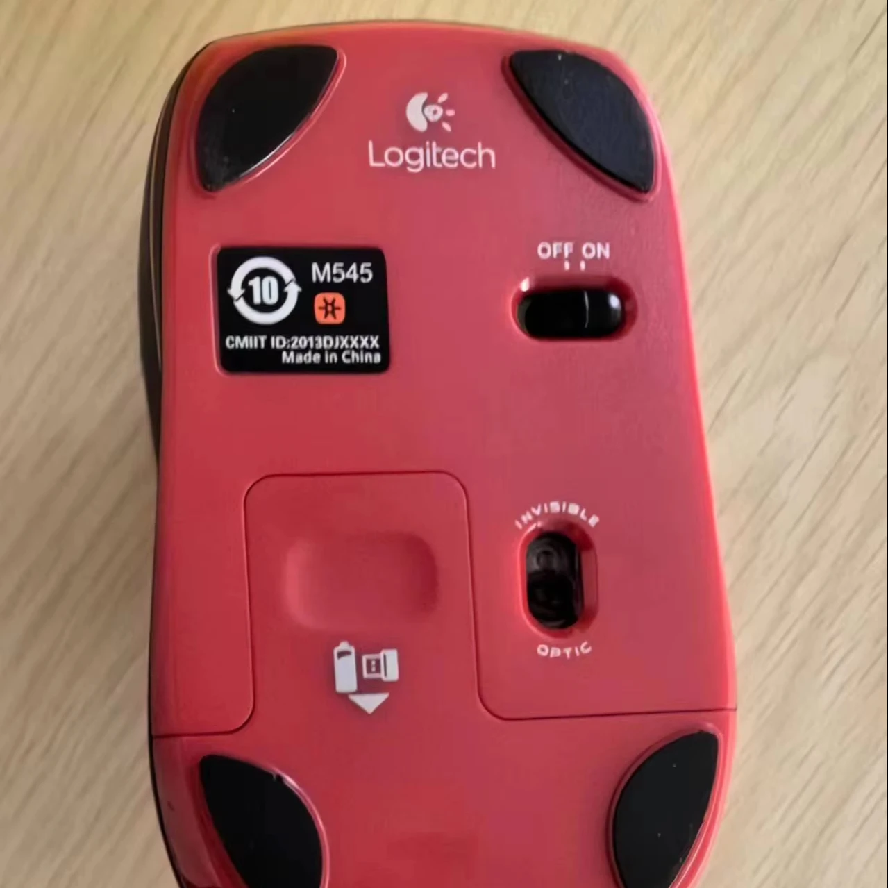 Logitech M545 2 4 ГГц лазерная оптическая беспроводная мышь Unifying Nano приемник для настольного
