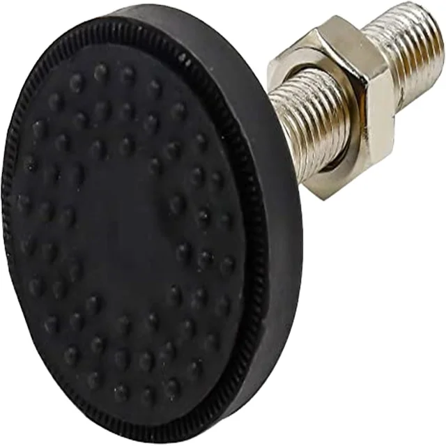 Leveling Foot Mounts,Nylon Plastic Base with Carbon Steel Screw,Adjustable Feet