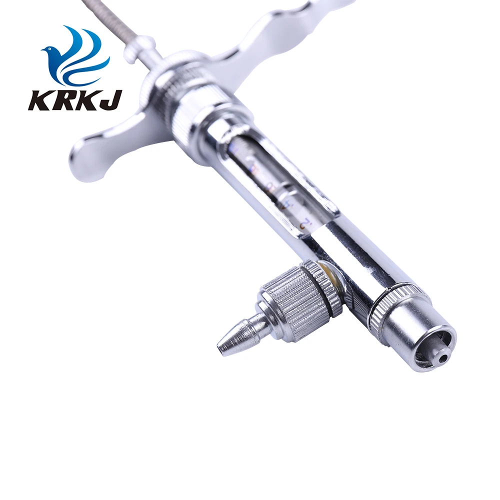 Автоматический непрерывный шприц для вакцины птицы luer lock из латуни 1