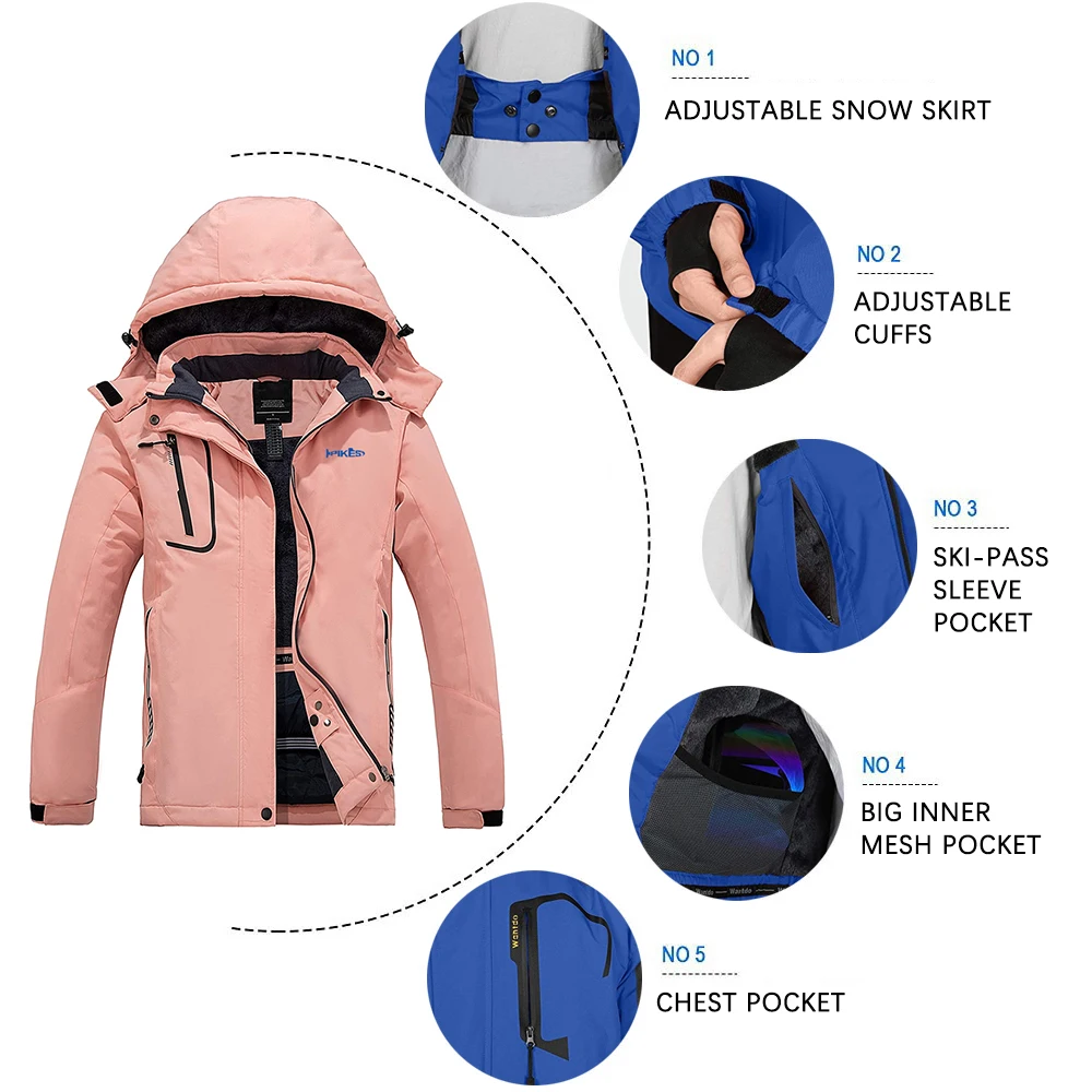 Oakley Warmest Good Anorak Long Light Pink Ski And Snowboarding Outfits womens Oversized Best Insulated Coat Jackets On Sale