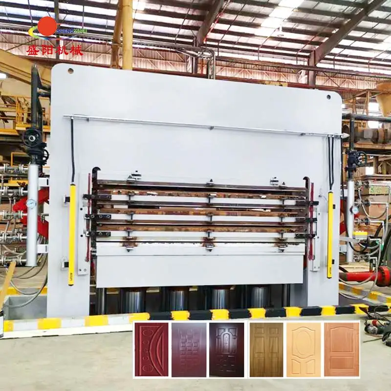 Door Skin Hot Press Lamination Machine Hot Press Machine For Wood Panels And Doors