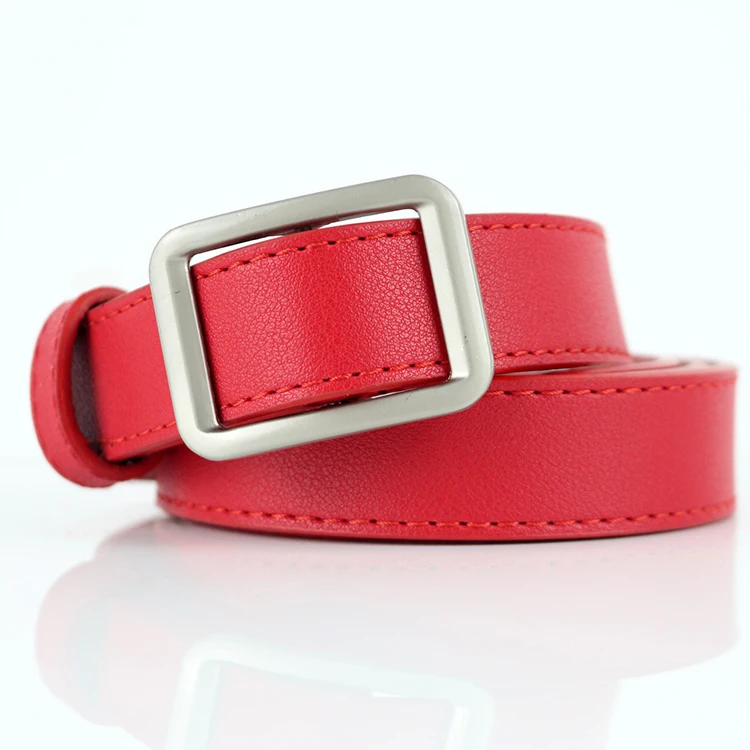 Wholesale retro women female pu leather belt for pants manufacturer