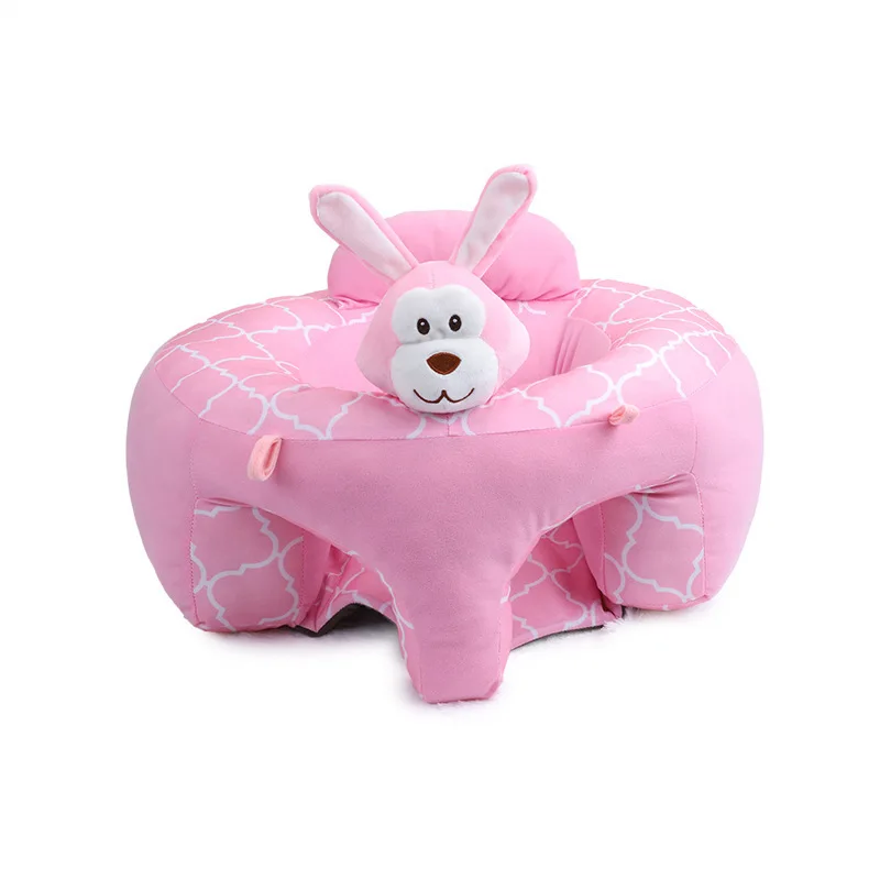 Baby Support Seat Sofa Plush Soft Animal Shaped Baby Learning to Sit Chair Keep Sitting Posture Comfortable Baby