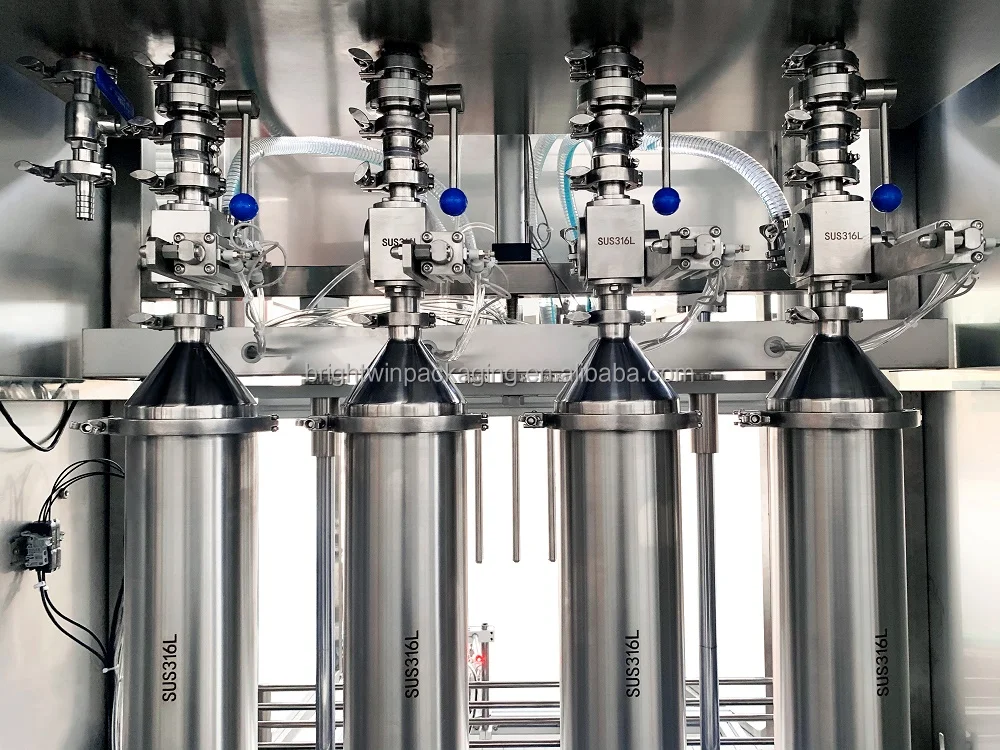 Manufacturer Sale Automatic Liquid Filling Machine Bottle with Video