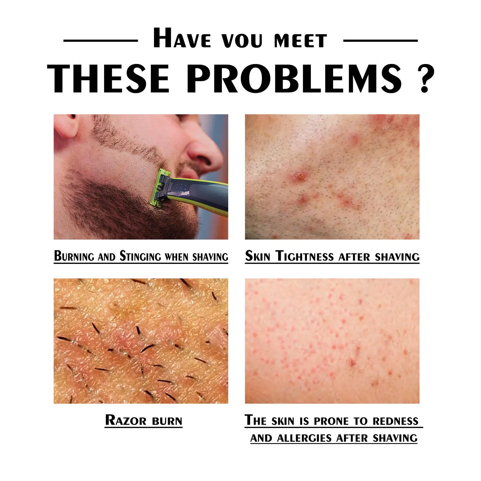 Private Label Facial Care Shaving gel Deep Cleaning Gentle Refreshing Softening Beard Men Shaving gel