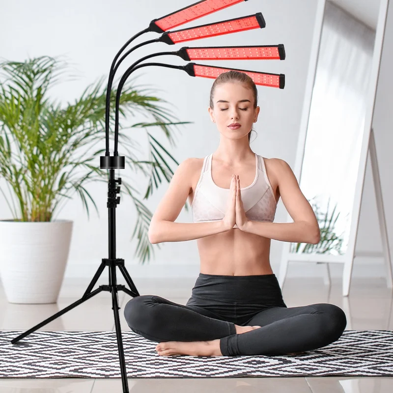 Red Light Therapy Device 540LED 3-in-1 Chip Infrared Light Lamp with Stand 660nm 850nm Deep Red Light for Face Body