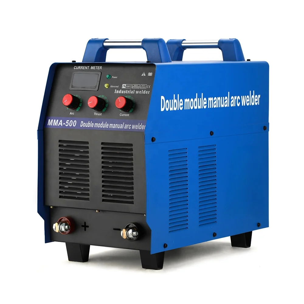 Стабилизирующая Сварка 380 В 15KVA 500A IGBT двойной модуль ручной дуговой сварки mma welder промышленный mma 500 amp сварочные аппараты